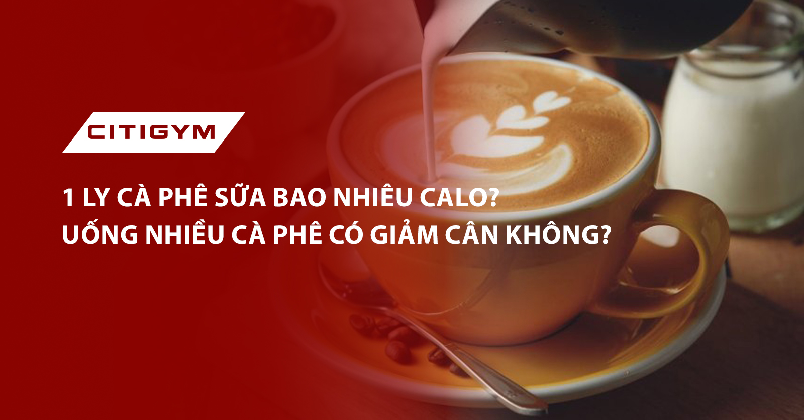 1 ly cafe sữa bao nhiêu calo