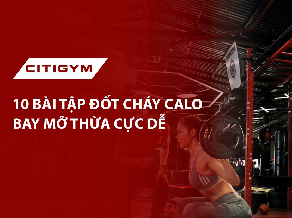 10 bài tập đốt cháy Calo bay mỡ thừa cực dễ