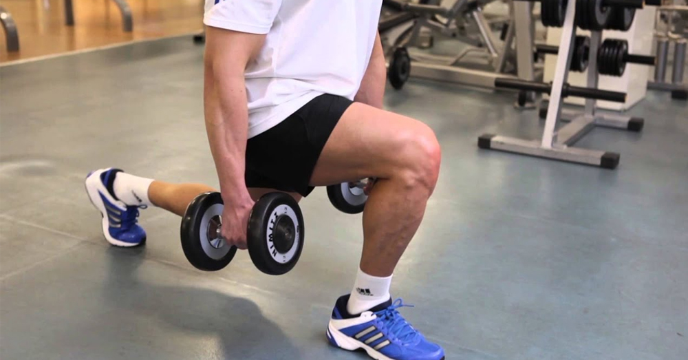 Dumbbell Lunges