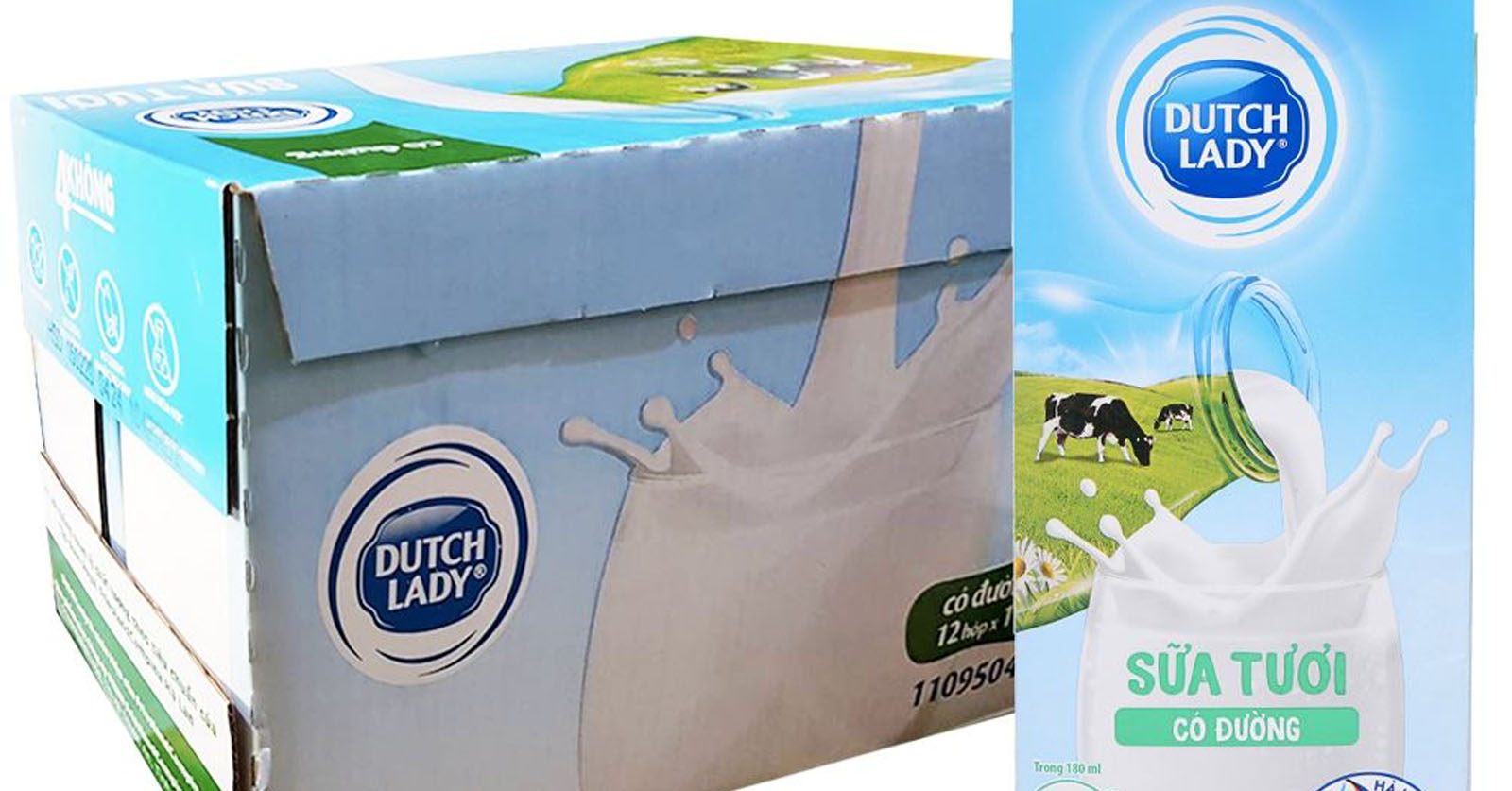 Sữa tươi không đường Dutch Lady