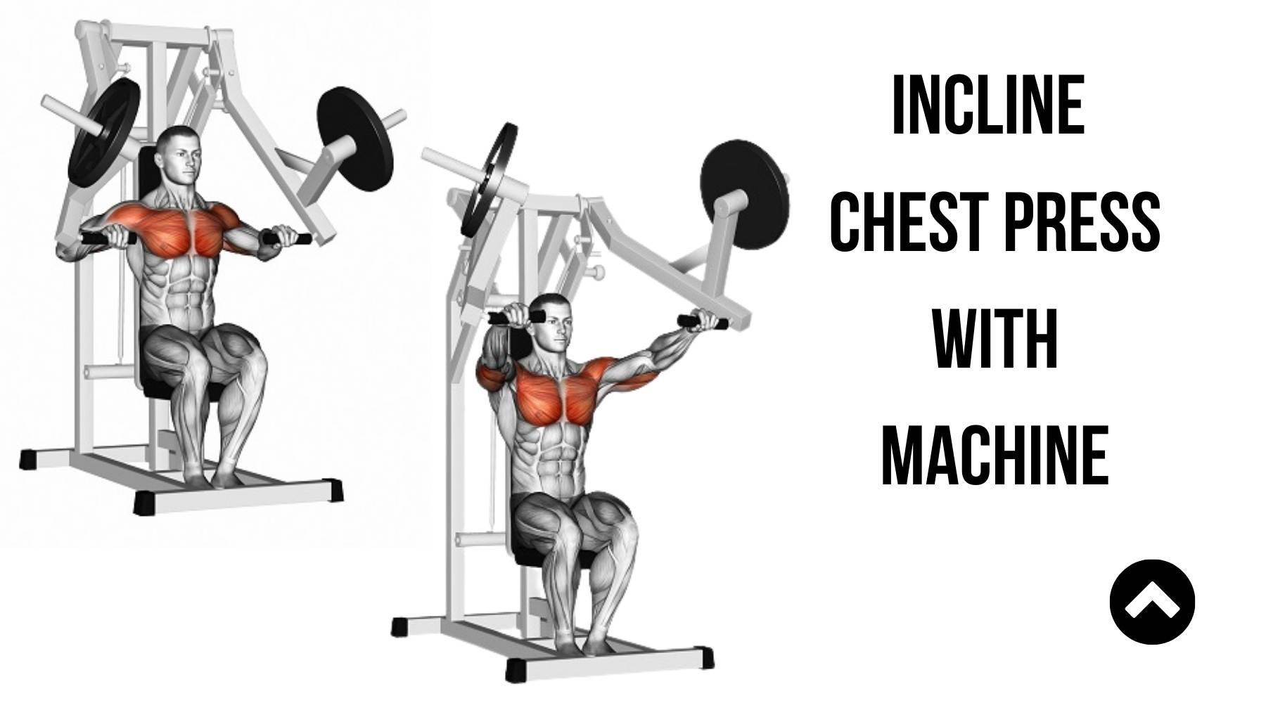 Đẩy ngực trên với máy (Incline Chest Press Machine)