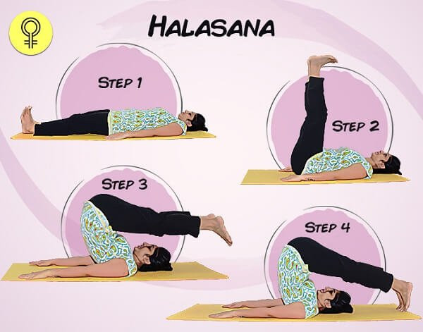 Tư thế Plowpose (Halasana)